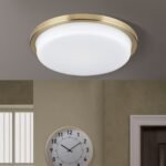 Plafoniera LED LEROX, otel finisaj alama antica, Ø 30cm LED29W/2100lm/3000K IP20 ORION - imagine 3