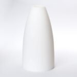 Abajur conic din sticlă groasa CONE 6-1545, Ø 150 mm, finisaj opal mat ORION