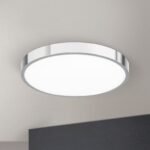 Plafoniera LED BULLY, Ø 24 cm, crom LED24W/1980lm/3000K aluminiu IP 20 ORION