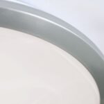 Plafoniera RIMA, cu abajur din sticlă opal mat, E27 1x40W otel finisaj crom satinat, 28cm IP20 ORION - imagine 4