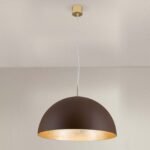 Pendul ELIANO, 135cm 1xE27/40W, cadru otel finisaj maro-auriu IP20 ORION