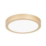 Plafoniera LED LERO, finisaj auriu, rotund, 18cm LED15W/1300lm/3000K aluminiu IP 20 ORION - imagine 2
