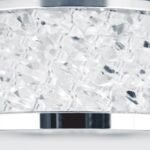 Spot încastrat rotund KORB din sticlă cristalină K9  GU10 1x50W aluminiu finisaj crom 8cm IP20 ORION - imagine 4