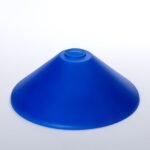 Abajur conic din sticlă groasa ARTDESIGN 445, Ø 220mm, finisaj albastru mat ORION