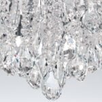 Plafoniera din cristal CELESTE, 75cm 12xG9/40W sticla cristalina K9, cadru otel finisaj crom IP20 ORION - imagine 5