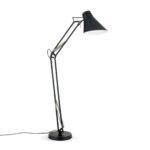 Lampadar flexibil BACHELOR, E27 1x40W otel finisaj negru mat-cupru, 135-165cm IP20 ORION - imagine 2