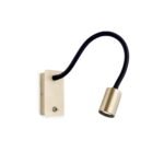 Aplica LED KURT cu Brat Flexibil  46cm, LED 5W/300lm/3000K aluminiu finisaj alama mata IP20 ORION