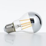 Bec LED pentru oglindă argintiu dimabil, E27, 8W, 2700K, 720Lm  lumină albă caldă ORION - imagine 2