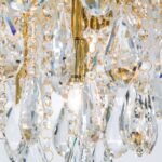 Plafoniera din cristal CELESTE, 45cm 6xG9/40W sticla cristalina K9, cadru otel finisaj auriu IP20 ORION - imagine 4