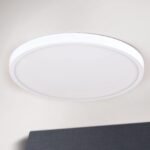 Plafoniera LED LERO, finisaj alb, rotunda, 40cm LED30W/2850lm/3000K aluminiu IP 20 ORION - imagine 4
