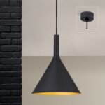 Pendul Gunda, Negru, E27 1x40W, 150cm, Orion - imagine 6
