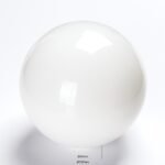Abajur sferic din sticlă groasa, Ø 135mm, finisaj opal-lucios pentru soclu E14 ORION - imagine 2
