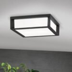 Plafoniera de exterior HENRY, E27 2x35W aluminiu finisaj antracit, diametrul 26cm IP44 ORION
