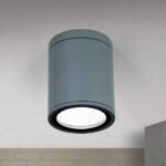 Plafoniera LED de exterior SPUTNIK, LED6W/430lm/3000K aluminiu finisaj antracit, diametru 9cm IP65 ORION