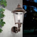 Aplica pentru exterior KENZO in sus,  E27 1x60W aluminiu finisaj cupru/negru inaltime 50cm IP44 ORION - imagine 3