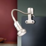 Lampa de masa spot SEBA cu clema de prindere, GU10 1x35W aluminiu finisaj crom satinat, 33cm IP20 ORION - imagine 2