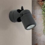 Aplica spot de exterior VISION pivotamta, GU10 1x13W cadru otel finisaj antracit, diametru 6.8cm IP44 ORION - imagine 3