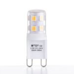 Bec LED  transparent, G9, 2.5W, 3000K, 280Lm  lumină albă caldă Lungime 37mm, diametru 14mm ORION - imagine 3