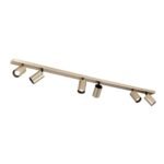 Plafoniera spot SEAN, GU10 6x40W aluminiu finisaj auriu mat, 130x12x6cm IP20 ORION - imagine 2