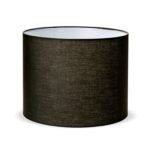 Abajur din material textil ROGER 4-1173, Ø 390mm, finisaj negru, inaltime 300mm ORION