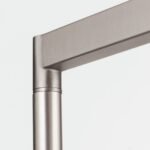 Lampadar CARTLON, cu montare rotativă cu abajur textil, E27 1x40W otel finisaj crom satinat, 127cm IP20 ORION - imagine 4