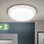 Plafoniera LED LEROX, otel finisaj alb, Ø 20cm LED21W/1300lm/3000K IP20 ORION - imagine 2