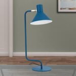 Veioza vintage VIKTORIA, E14 1x40W otel finisaj albastru, 51cm IP20 ORION - imagine 4
