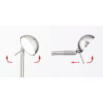Lampadar LED STUDENT, cu cap mobil, 145cm, LED 5W/270lm/3000K otel finisaj crom satinat IP20 ORION - imagine 4