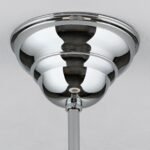 Suspensie pentru abajur cu deschidere de 10 cm, E27 60W Lungime 40 cm, alama cromata ORION - imagine 3