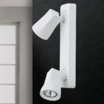 Plafoniera spot SINEO, GU10 2x35W aluminiu finisaj alb, 32x6cm IP20 ORION - imagine 3