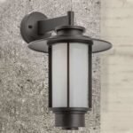 Aplica de exterior TEIKO, E27 1x35W aluminiu finisaj maro, inaltime 36.5cm IP44 ORION - imagine 3