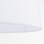 Lampadar LUDWIG, cu abajur de in, E27 1x40W otel finisaj negru, 157cm IP20 ORION - imagine 5