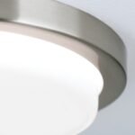 Plafoniera LED LEROX, otel finisaj crom satinat, Ø 20cm LED21W/1300lm/3000K IP20 ORION - imagine 4