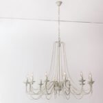 Candelabru VELA, E14 12x40W otel finisaj antic fildes-auriu, 135cm IP20 ORION - imagine 2