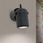 Aplica spot de exterior VISION pivotamta, GU10 1x13W cadru otel finisaj antracit, diametru 6.8cm IP44 ORION - imagine 2