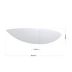 Aplica BELVINA, R7S/78mm 1x150W, ceramica finisaj alb, 45x8.5cm IP20 ORION - imagine 5