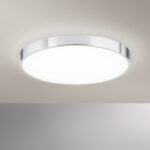 Plafoniera LED BULLY, Ø 28 cm, crom LED28W/2300lm/3000K aluminiu IP 20 ORION