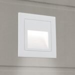 Aplica LED incastrata LORO, LED2W/1300lm/30K aluminiu finisaj alb, diametrul 7.6cm IP65 ORION