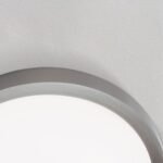Plafoniera LED LERO, titan, rotundă, 18cm LED15W/1300lm/3000K aluminiu IP 20 ORION - imagine 4