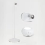 Lampă de masă cu baterie KERBY, 40cm LED 2W/150lm/CCT Comutator/buton tactil  5700K-4000K-3000K-oprit otel finisaj alb IP20 ORION - imagine 5