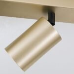 Plafoniera spot SEAN, GU10 6x40W aluminiu finisaj auriu mat, 130x12x6cm IP20 ORION - imagine 5