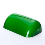 Abajur sticlă de schimb BANKERSLAMP 4-587, finisaj verde lucios, lungime 225mm, lăţime 135mm, inălţime 70mm ORION - imagine 2