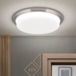 Plafoniera LED LEROX, otel finisaj crom satinat, Ø 30cm LED29W/2100lm/3000K IP20 ORION