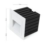 Aplica LED incastrata LORO, LED2W/1300lm/30K aluminiu finisaj alb, diametrul 7.6cm IP65 ORION - imagine 6