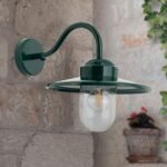 Aplica pentru exterior EDWARD,  E27 1x60W aluminiu finisaj verde inaltime 30cm IP44 ORION - imagine 4