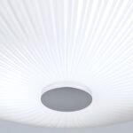 Plafoniera ERA, cu abajur din sticlă opal mat, E27 2x60W otel finisaj crom, 30cm IP20 ORION - imagine 3