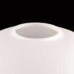Abajur rotund din sticlă groasa VEGO 1715, Ø 170 mm, finisaj opal mat cu inel patinat ORION - imagine 3