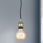 Pendul JAILHOUSE, E27 1x40W fara bec, otel finisaj alama antica, 150cm IP20 ORION - imagine 3