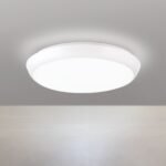Plafoniera LED MAGGY, Ø 25cm, inele colorate interschimbabile alb/negru/crom LED18W/1880lm/CCT 3000/4000/6500 policarbon IP65 ORION - imagine 3