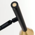 Lampadar LED ODEON, 145cm, LED 5W/440lm/3000K aluminiu finisaj negru-auriu IP20 ORION - imagine 4